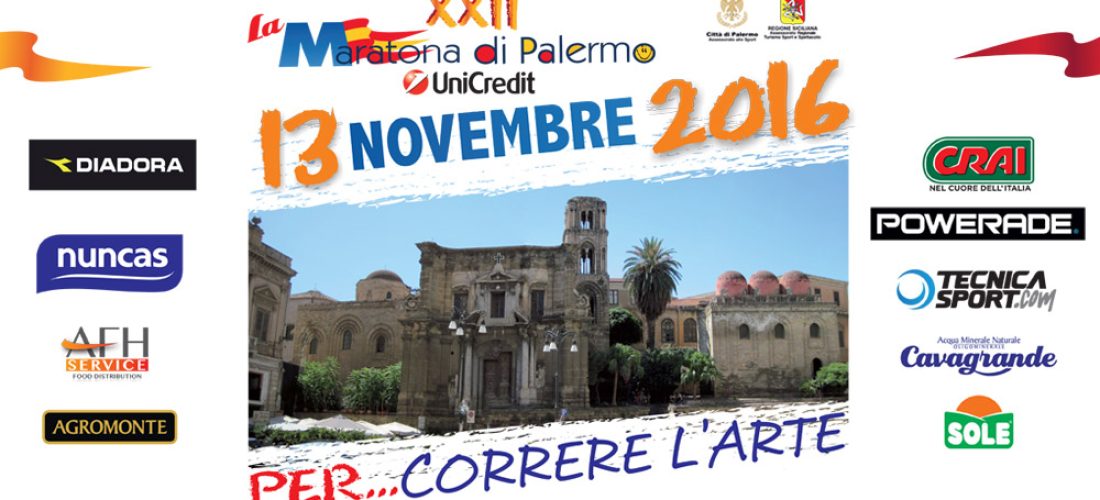 HCO & SPORT : XXII Maratona CITTA’ DI PALERMO – Domenica 13 Novembre 2016