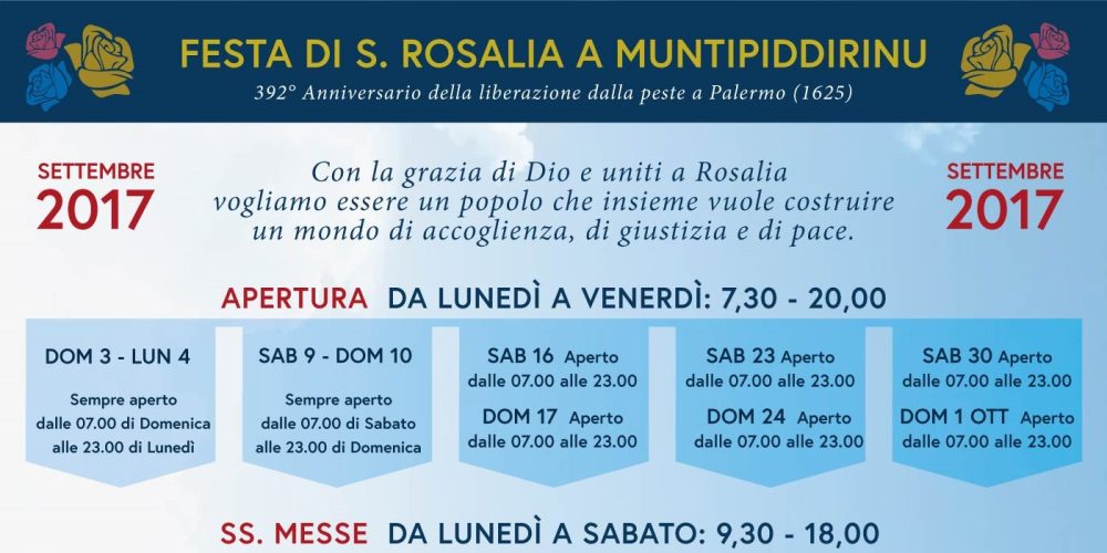 Celebrazioni per Santa Rosalia