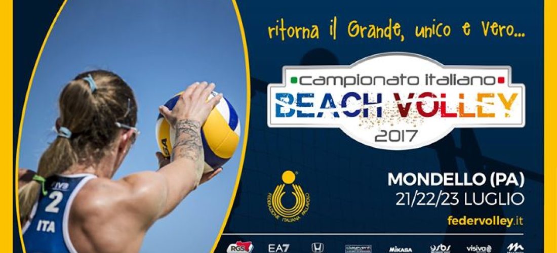 A Mondello i big del beach volley per la terza tappa del Campionato Italiano 2017